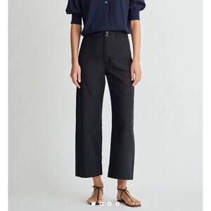 Apiece Apart wide leg cropped trousers size 4